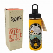 Water Bottle Travel Far Enough 500ml