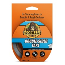 Gorilla Speciality Tape Double Sided Silver 7m (6 i eske)
